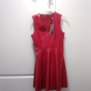 NWT Steve Madden Vibrant Red Sleeveless Pennie Dress